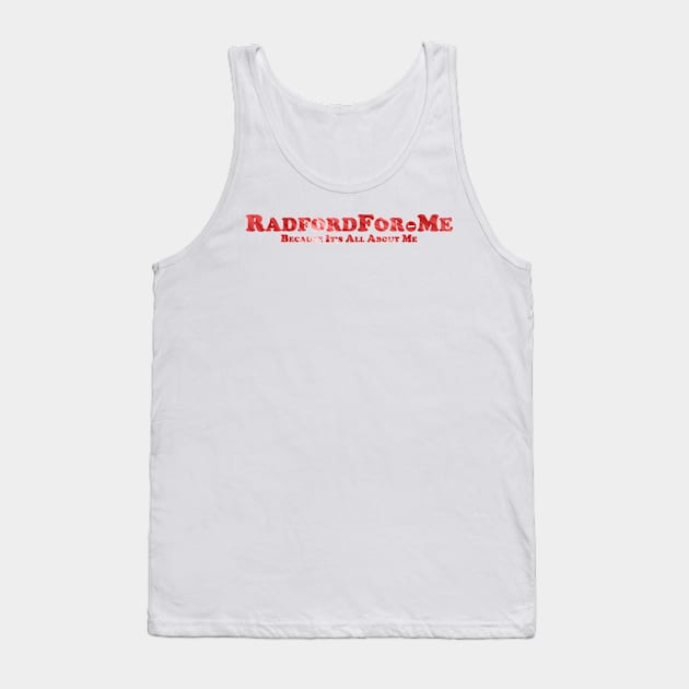 RadfordFor.me Red Tank Top by ThePowerOfU